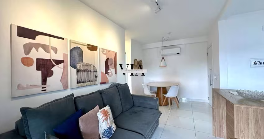 Lindo Apartamento no Condomínio GLASS Alphaville - MOBILIADO