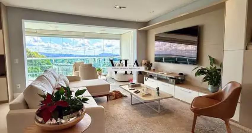 Apartamento de luxo mobiliado no condomínio ereditá - 202m²