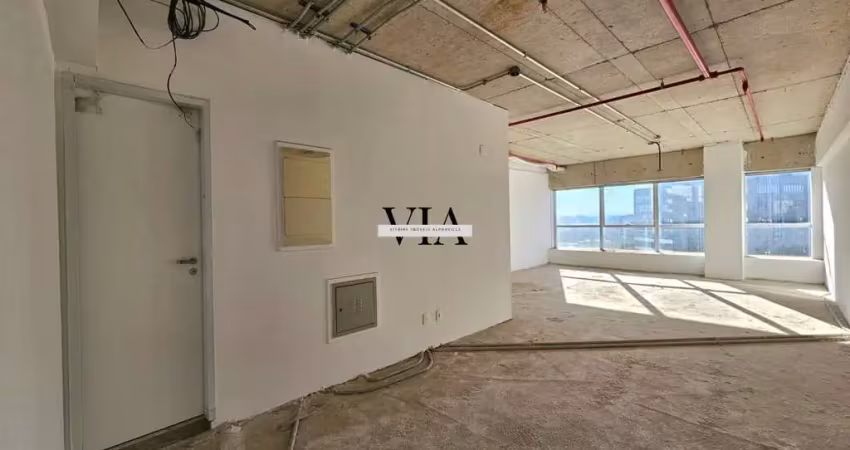 Sala comercial no contrapiso no condomínio brascan - 58m²