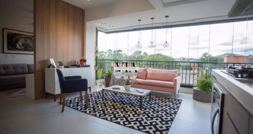 Lindo apartamento de 90m² no royal park alphaville - vista frontal