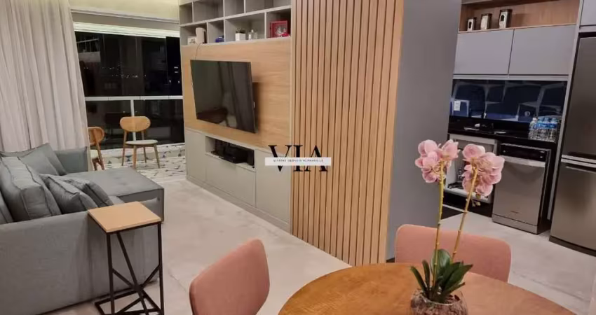 Lindo apartamento moderno e mobiliado - 02 suítes - resort bethaville