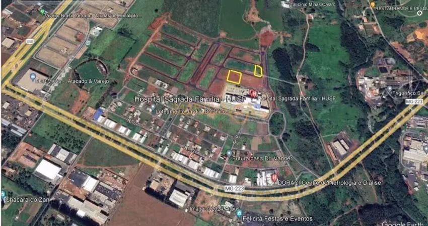 Terreno à venda no bairro jardim botanico - araguari/mg