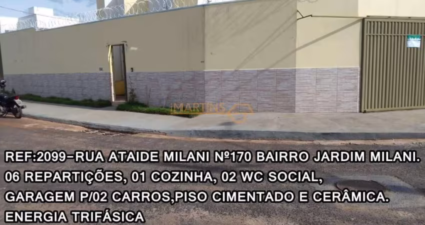 Ponto Comercial para alugar no bairro Jardim Milani - Araguari/MG