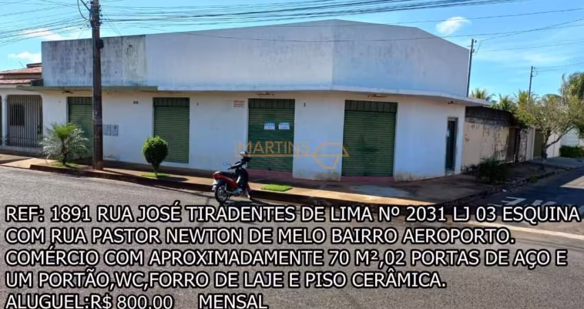 Sala comercial para alugar no bairro Aeroporto - Araguari/MG