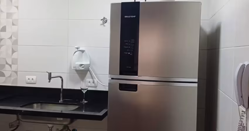 Duetto com 2 vagas cobertas de 2 dormitórios na praça do habib’s