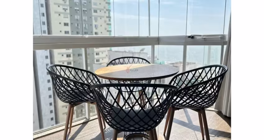 Aluga-se anual apartamento mobiliado na avenida atlântica em balneário camboriú/sc