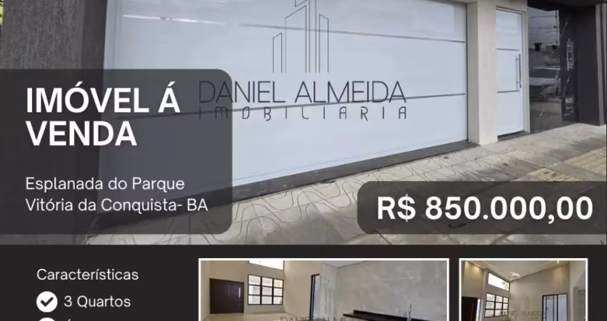 Casa no bairro esplanada do parque em vitória da conquista - bahia