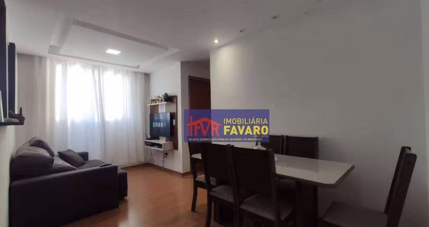 Apartamento com 2 dormitórios à venda, 47 m² por R$ 198.000,00 - Conjunto Habitacional Doutor Farid Libos - Londrina/PR