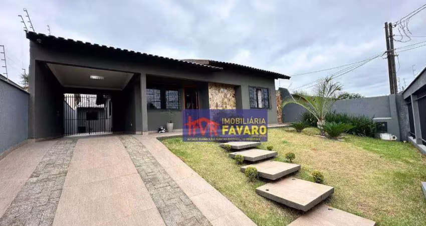 Casa com 3 dormitórios à venda, 180 m² por r$ 780.000 - jardim dos alpes i - londrina/pr