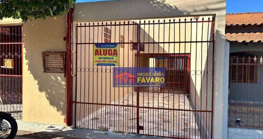 Casa com 1 dormitório para alugar, 60 m² por R$ 1.000,00/mês - Conjunto Habitacional Violim - Londrina/PR