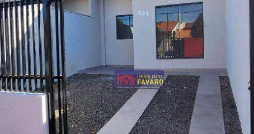 Casa com 3 dormitórios à venda, 85 m² por R$ 296.000,00 - Jardim das Palmeiras - Londrina/PR