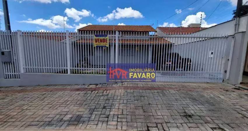 Casa com 3 dormitórios à venda, 120 m² por r$ 365.000,00 - residencial moradias tibagi - londrina/pr