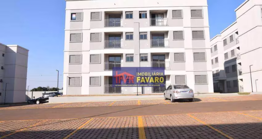 Apartamento com 2 dormitórios para alugar, 46 m² por r$ 990,00/mês - conjunto vivi xavier - londrina/pr