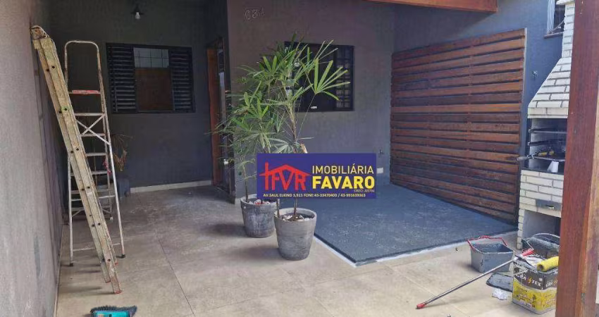 Casa com 3 dormitórios para alugar por R$ 1.800,00/mês - Jardim Continental - Londrina/PR