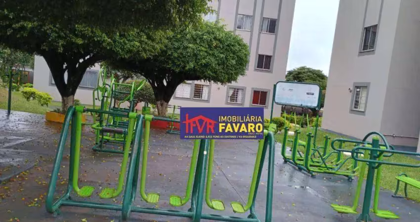 Apartamento com 3 dormitórios à venda, 57 m² por r$ 140.000,00 - jardim santa cruz - londrina/pr