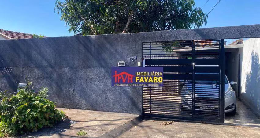 Casa com 3 dormitórios, sala, copa, cozinha, 2 w.c social, área de serviço coberta, área gourmet com churrasquira e garagem. r$ 300mil
