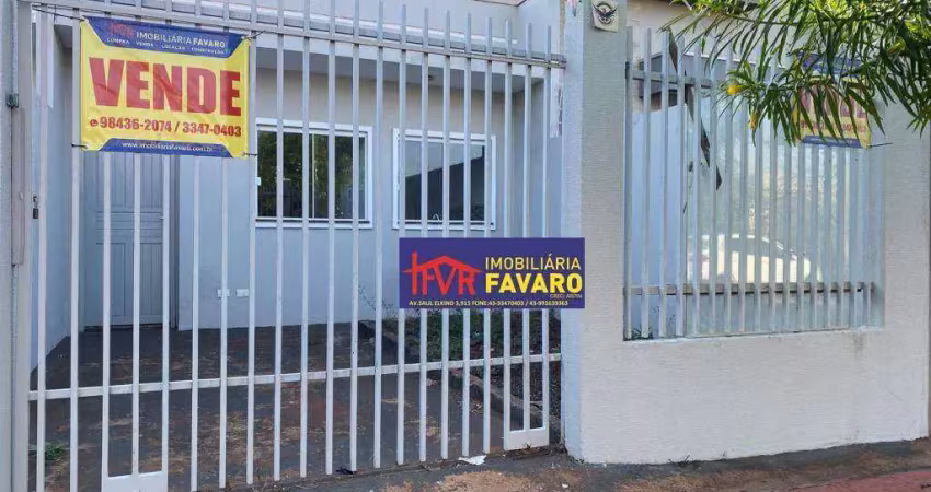 Casa geminada contendo dois quartos amplos, sala, cozinha, wc social, área de serviço, quintal e garagem.  em ótima localização em frente a unidade bá