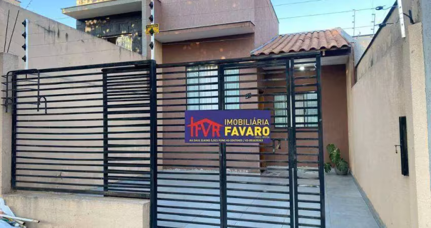 Casa geminada contendo dois quartos, sala para dois ambientes, cozinha planejada, área de serviço coberta, wc social, quintal e garagem. r$ 240mil.