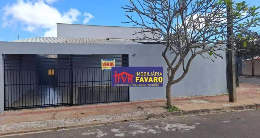 Casa com 3 dormitórios à venda, 82 m² por r$ 280.000,00 - residencial portal do sol - londrina/pr