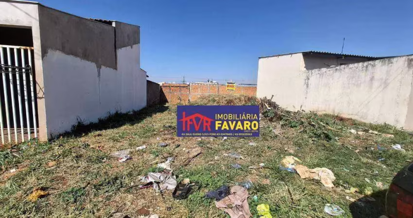 Terreno à venda, 250 m² por r$ 120.000,00 - jardim padovani - londrina/pr
