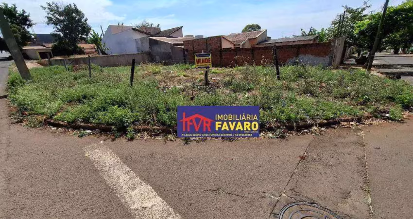 Terreno à venda, 326 m² por r$ 180.000,00 - parque residencial porto serguro 2 - londrina/pr