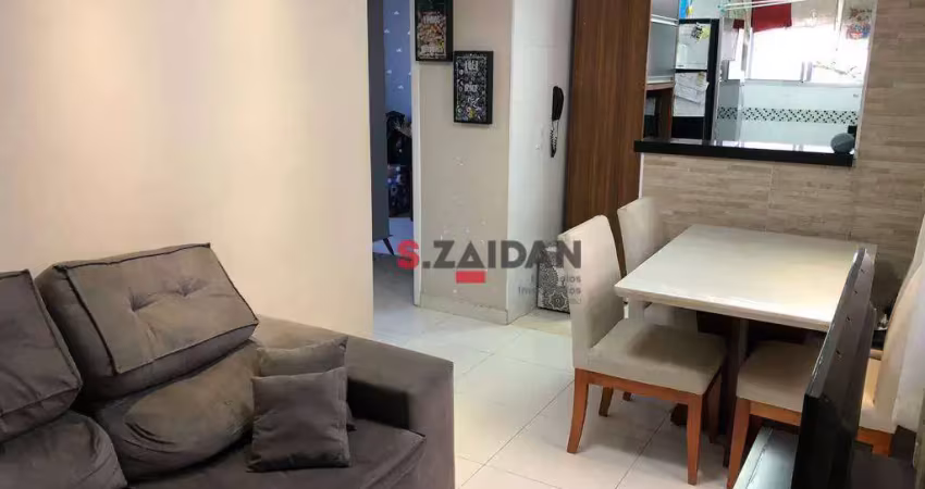 Apartamento com 2 dormitórios à venda, 44 m² parque paradiso- santa terezinha - piracicaba/sp