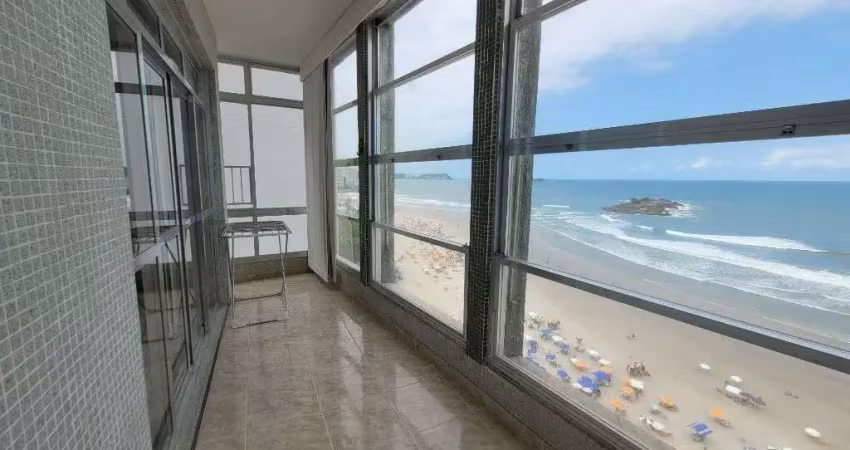 Pitangueiras- frente total ao mar com maravilhosa vista mar , 215 m² úteis.