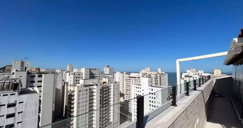 COBERTURA REFORMADA 1 QUADRA DA PRAIA, COM 4 DORMITÓRIOS SENDO 2 SUÍTES