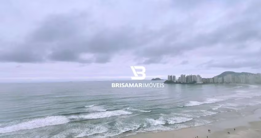 Pitangueiras- frente total ao mar com maravilhosa vista e garagem demarcada no prédio.