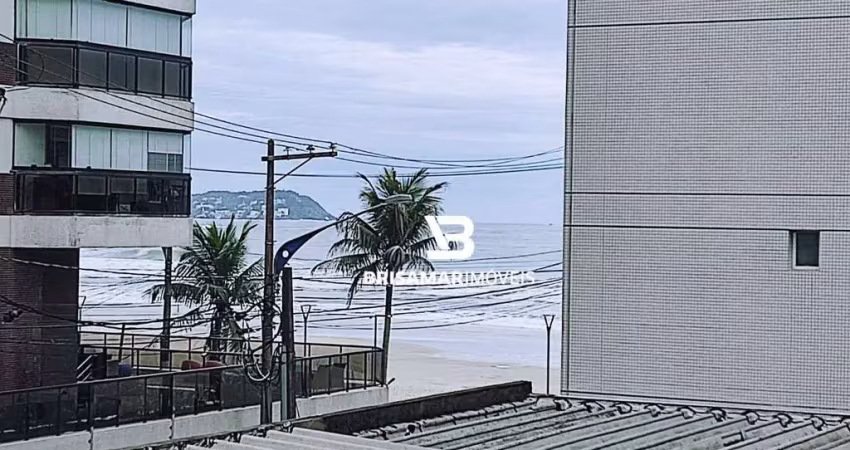Astúrias- na calçada da praia , maravilhoso apartamento , 02 vagas de garagem no prédio.