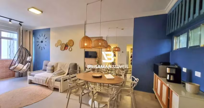 Lindo apartamento em pitangueiras – guarujá, com vista mar e totalmente reformado e decorado!