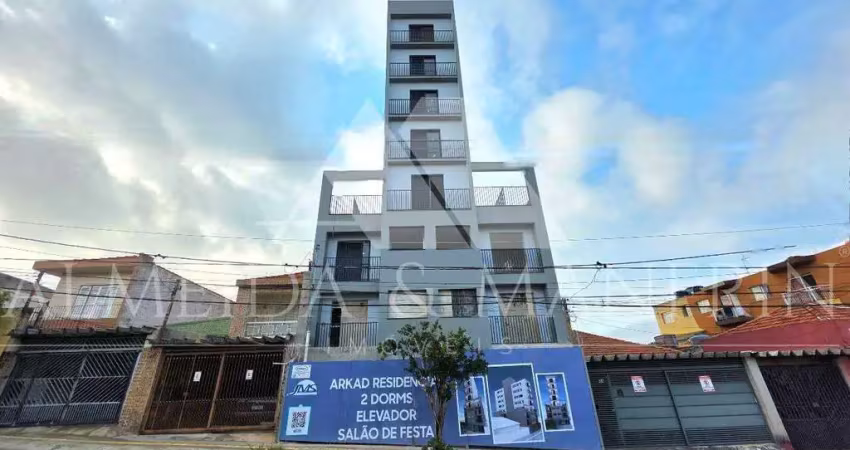 Excelente apartamento térreo, 2 dormitório, sem vaga de garagem com 45m²