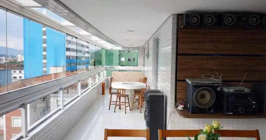 Apartamento garden para venda em são vicente, centro, 3 dormitórios, 3 suítes, 5 banheiros, 2 vagas