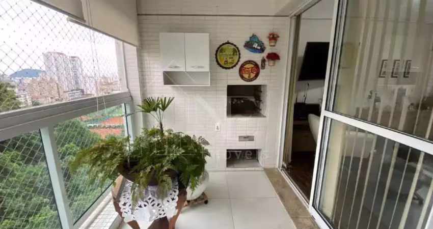 Apartamento para venda em santos, josé menino, 2 dormitórios, 1 suíte, 2 banheiros, 1 vaga
