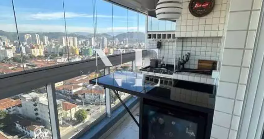 Apartamento para locação em santos, boqueirão, 2 dormitórios, 1 suíte, 2 banheiros, 2 vagas