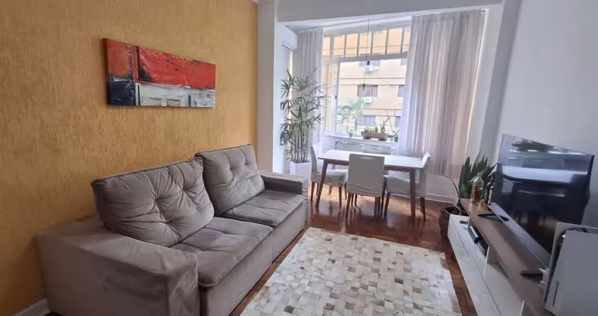 Apartamento para venda em santos, boqueirão, 2 dormitórios, 2 banheiros, 1 vaga