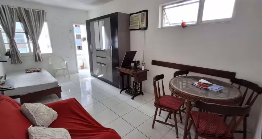 Apartamento para venda em santos, gonzaga, 1 dormitório, 1 banheiro, 1 vaga