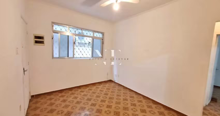 Apartamento para venda em santos, boqueirão, 2 dormitórios, 1 banheiro, 1 vaga