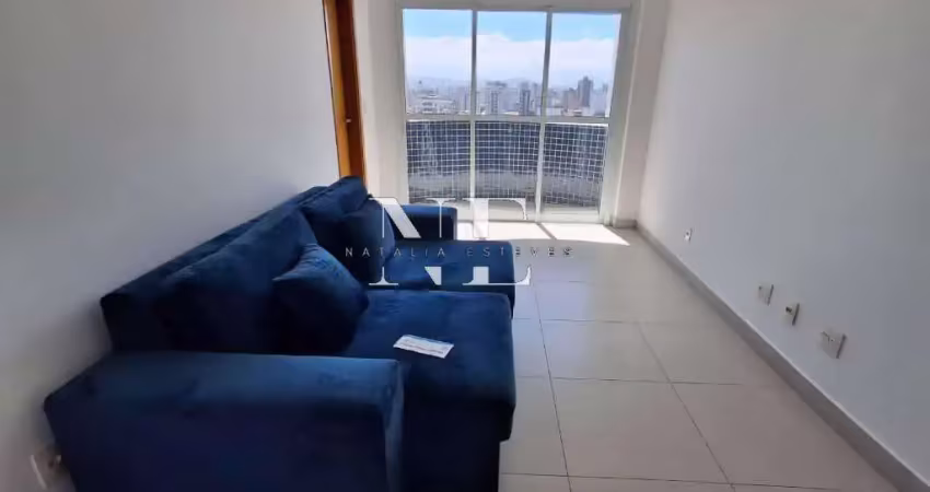 Aluguel mensal para locação em santos, ponta da praia, 1 dormitório, 1 suíte, 2 banheiros, 1 vaga