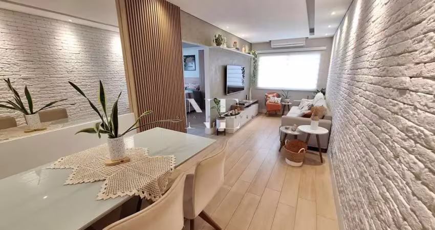 Apartamento para venda em santos, vila belmiro, 2 dormitórios, 2 banheiros, 1 vaga