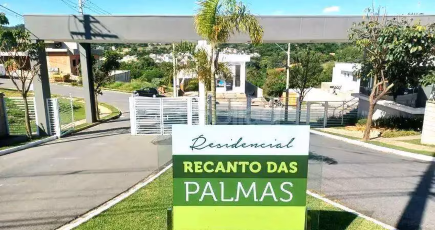 Terreno à venda no loteamento fechado recanto das palmas em vinhedo, interior de são paulo!