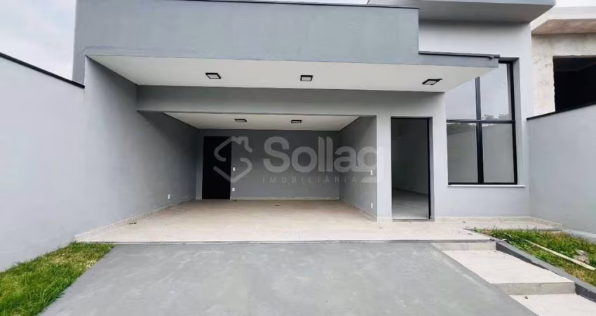 Casa térrea nova à venda no bairro Pinheirinho em Vinhedo, interior de São Paulo.