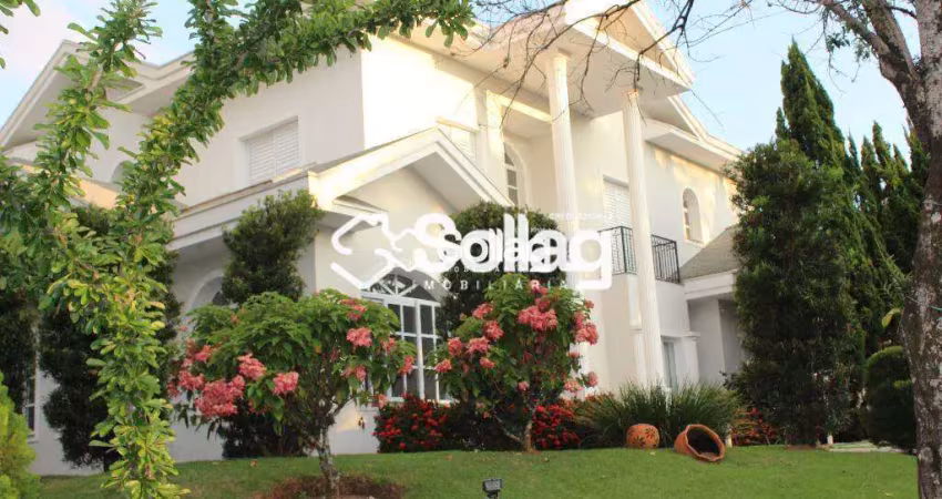Casa alto padrão à venda com cinco quartos, três suítes e piscina no condomínio vista alegre - sede - vinhedo/sp