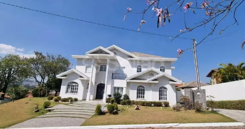 Casa alto padrão à venda com cinco quartos, três suítes e piscina no condomínio vista alegre - sede - vinhedo/sp
