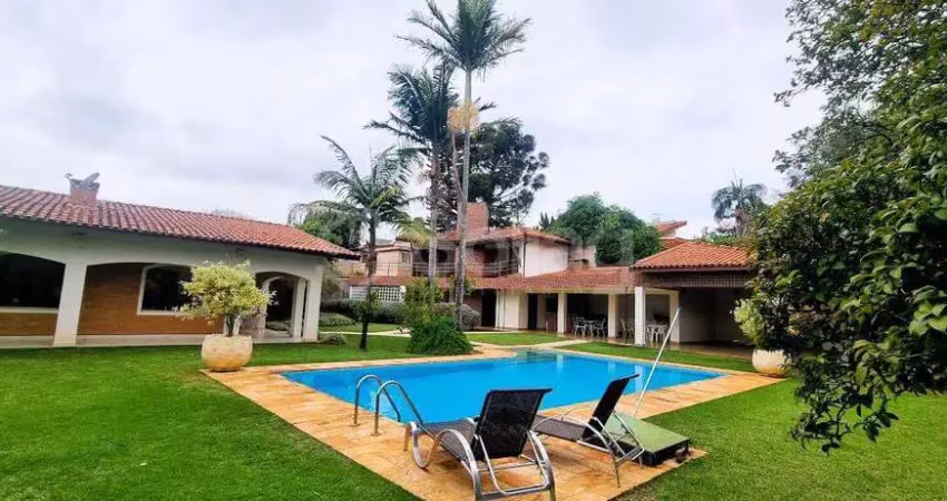 Casa térrea a venda com dois lotes, casa principal e casa de hóspedes no condomínio estância marambaia em vinhedo.