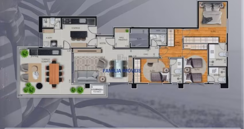 Apartamento com 3 quartos à venda na Coronel Proost de Sousa, --, Embaré, Santos