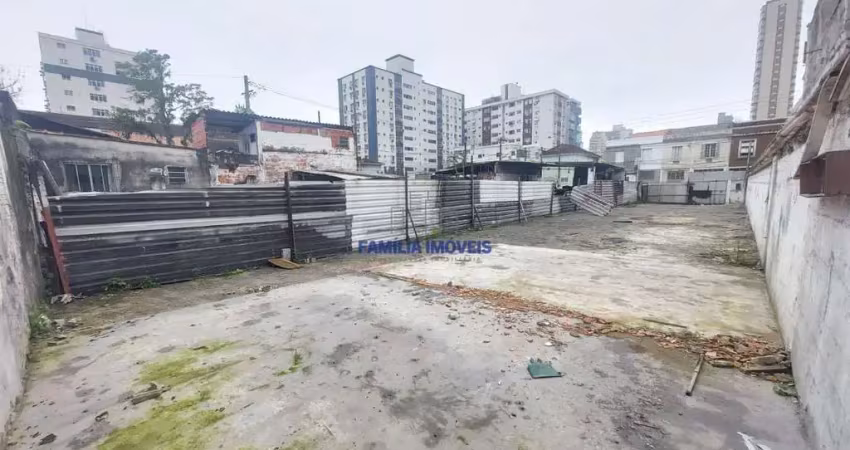 Terreno comercial para alugar na Rua Carlos Gomes, --, Campo Grande, Santos