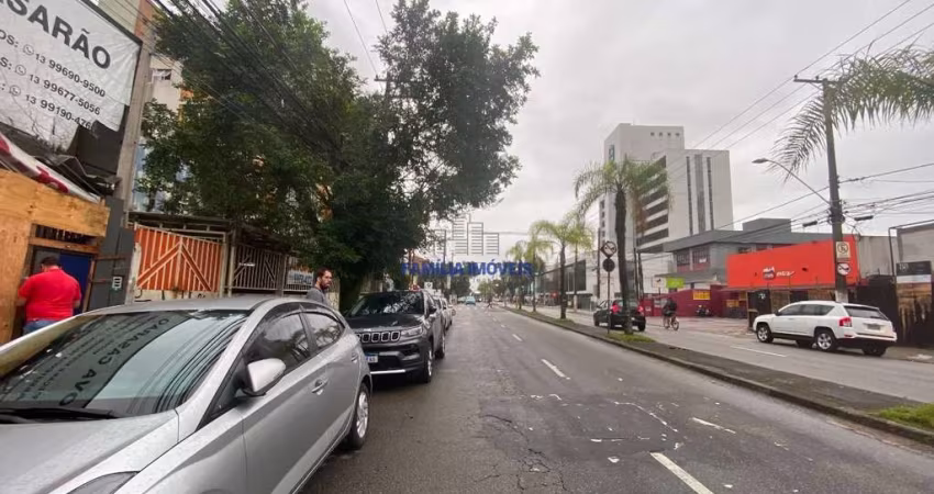Terreno comercial para alugar na Avenida Conselheiro Nébias, --, Encruzilhada, Santos