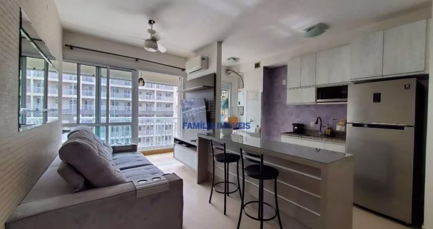 Apartamento com 1 quarto para alugar na Rua Emílio Ribas, --, Vila Mathias, Santos