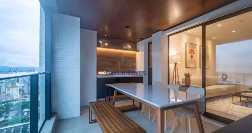 Apartamento com 2 quartos à venda na Rua Doutor Lobo Viana, --, Boqueirão, Santos